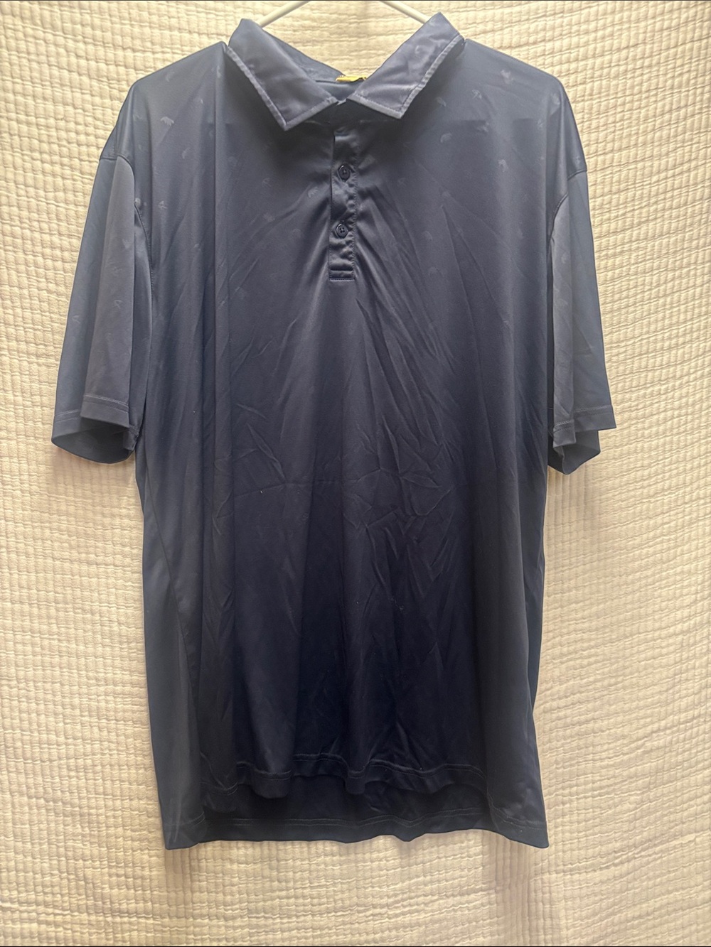 Men's Navy Short-Sleeve Polo Shirt